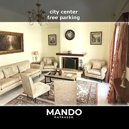 Mando Patrasso - Classical In The Center Of With Free Parking Apartment